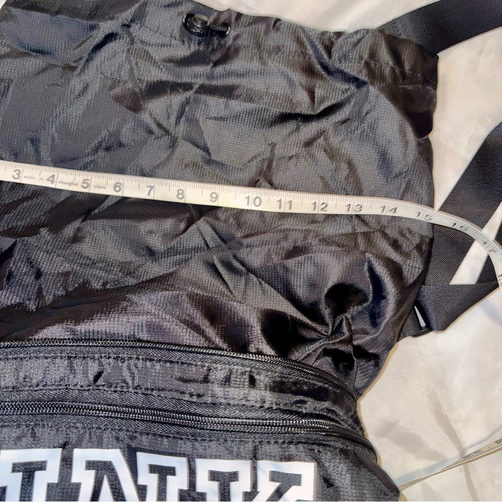 PINK Victoria’s Secret Black White Convertible Backpack Fanny Waist Pack - Picture 11 of 11